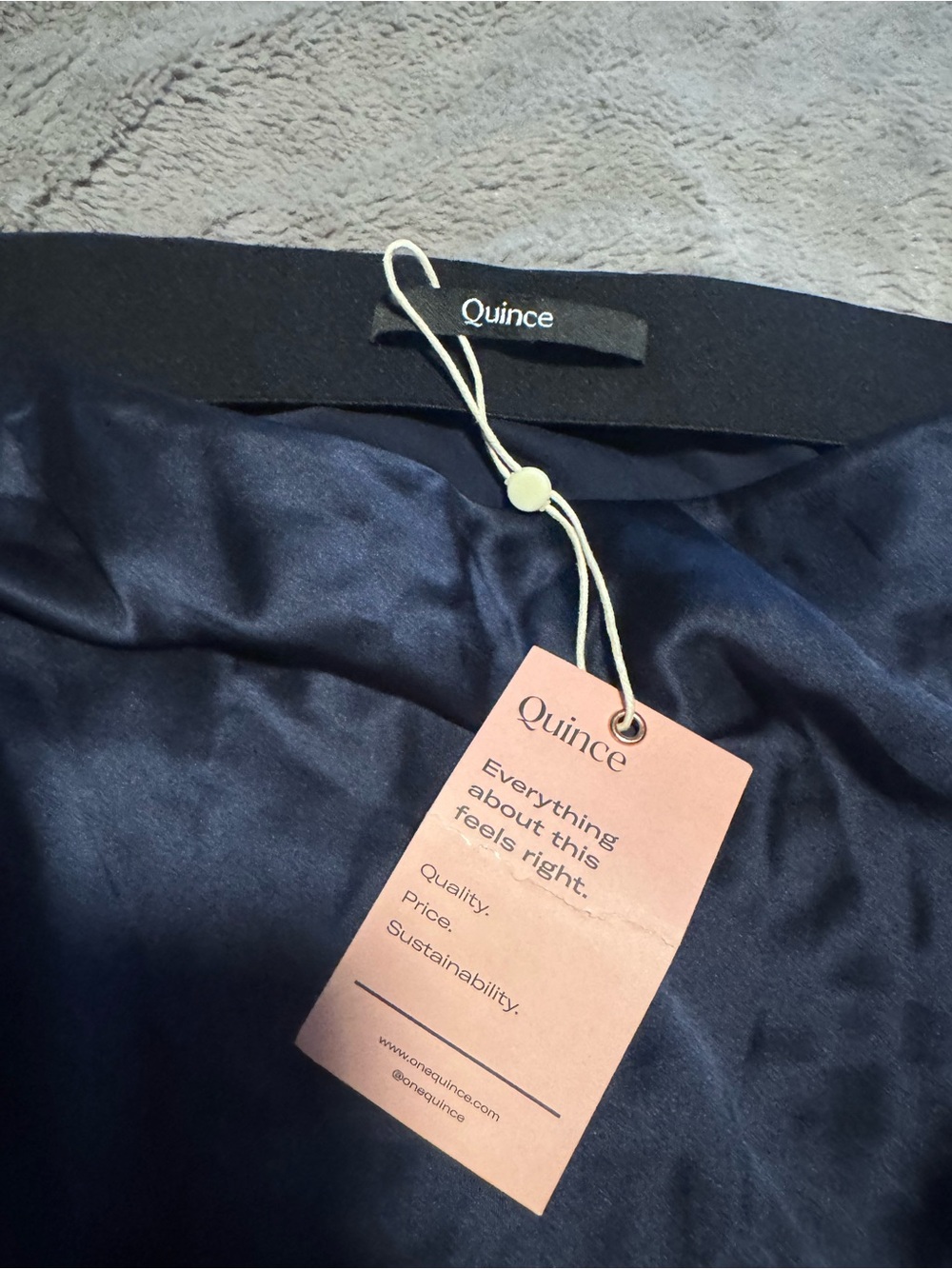 Quince Silk Mini Skirt - Picture 4 of 6